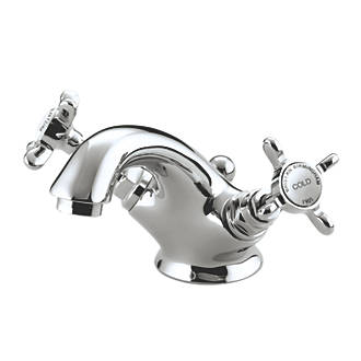 Image of Bristan 1901 Basin Mixer Tap with Pop-Up Waste Chrome 