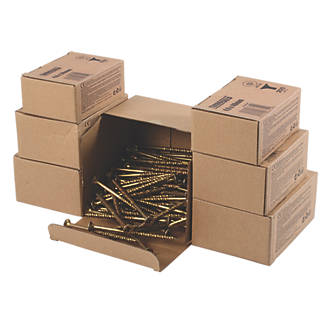 Image of TurboGold PZ Double-Countersunk Wood Screws 1000 Pieces 