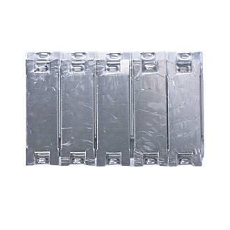 Image of Wylex Steel Cover Blank Plates 10 Pack 