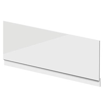 Image of Highlife Bathrooms Adjustable Front Bath Panel 1700mm Gloss White 