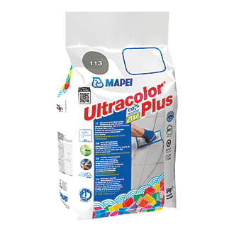 Image of Mapei Ultracolor Plus Wall & Floor Grout Cement Grey 5kg 