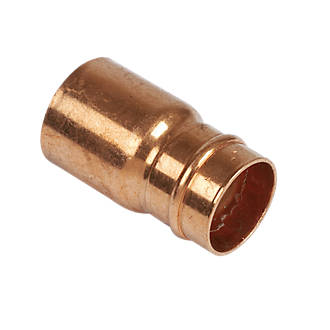 Image of Yorkshire Copper Solder Ring Fitting Reducer F 22mm x M 28mm 