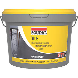 Image of Soudal Wall & Floor Tile Adhesive White 5kg 