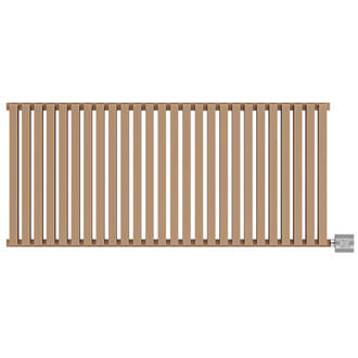 Image of Terma Nemo Wall-Mounted Oil-Filled Radiator Copper 1000W 1185mm x 530mm 