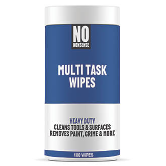 Image of No Nonsense Multi-Surface Wipes White 100 Pack 