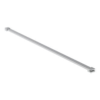 Image of Ideal Standard Straight Ceiling Bracing Bracket 1000mm Silver 