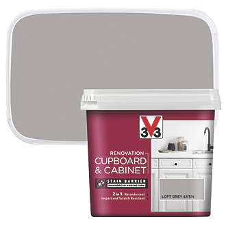 Image of V33 Cabinet Paint Satin Loft Grey 750ml 