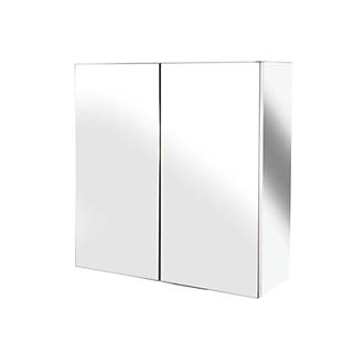 Image of Croydex Double Door Bathroom Cabinet 430mm x 160mm x 440mm 