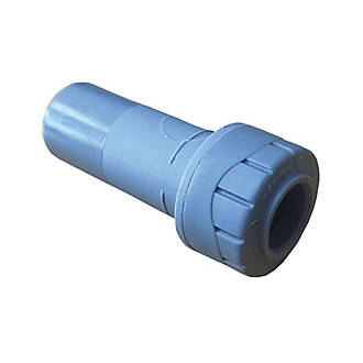 Image of PolyPlumb Plastic Push-Fit Reducing Coupler 22mm x 15mm 
