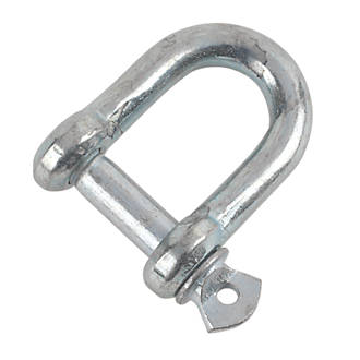 Image of Hardware Solutions D-Shackle M8 Zinc-Plated 10 Pack 