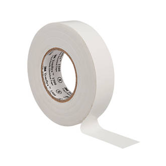 Image of 3M Temflex Insulating Tape White 25m x 19mm 