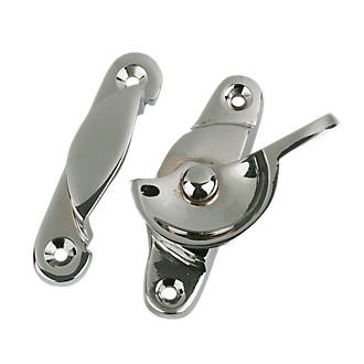 Image of Fitch Fastener Polished Chrome 65mm x 35mm 