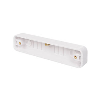 Image of Schneider Electric Lisse 2-Gang Architrave Moulded Architrave Box 14mm 