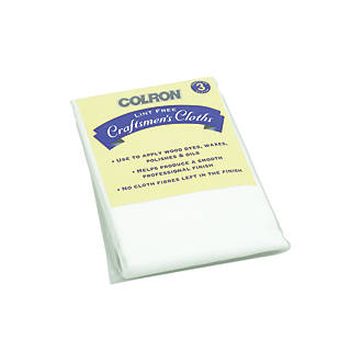 Image of Colron Lint-Free Cloths 3 Pack 