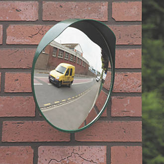 Image of Mottez 300mm Convex Inspection Mirror Green 