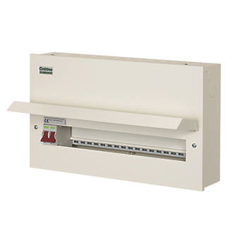 Image of Crabtree Starbreaker 20-Module 18-Way Part-Populated Main Switch Consumer Unit 