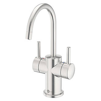Image of InSinkErator Moderno Hot & Cold Water Side Tap Brushed Steel 