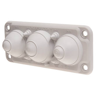 Image of Schneider Electric 7-Entrance Cable Gland Plate 214mm x 88mm 