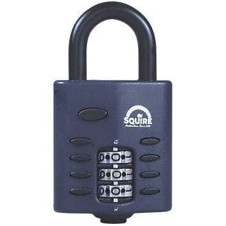 Image of Squire CP30 Die-Cast Zinc Water-Resistant Combination Padlock Blue 30mm 
