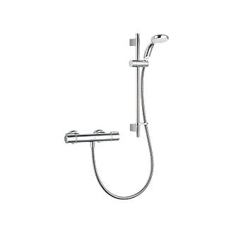 Image of Mira Apt Rear-Fed Exposed Chrome Thermostatic Shower 