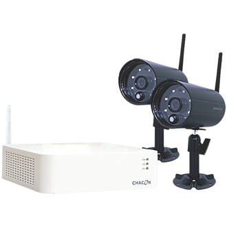 Image of Chacon 34539 4-Channel Wireless IP HD DVR & 2 Cameras 