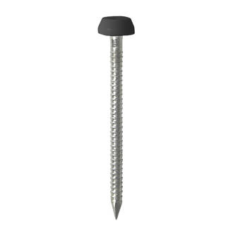 Image of Timco Polymer-Headed Pins Black 6.4mm x 40mm 0.3kg Pack 