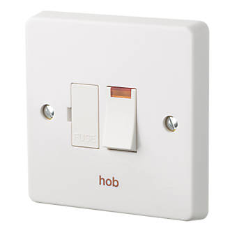 Image of Crabtree Capital 13A Switched Hob Fused Spur with Neon White 