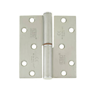 Image of Union PowerLoad Zinc-Plated RH Grade 13 Fire Rated Lift-Off Hinges 100mm x 88mm 3 Pack 