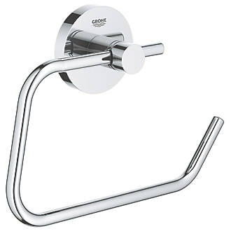 Image of Grohe Essentials Toilet Roll Holder Chrome 