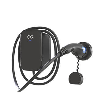Image of EO Mini Pro 3 1 Port 7.2kW Mode 3 Type 2 Plug Electric Vehicle Charger & Cable Black 