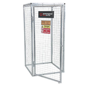 Image of Armorgard Gorilla Gas Cage Silver 912mm x 966mm x 1831mm 
