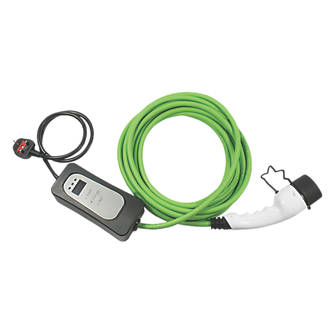 Image of Masterplug 10A 2.3kW Mode 2 Type 2 Socket Electric Vehicle Charging Cable 10m 