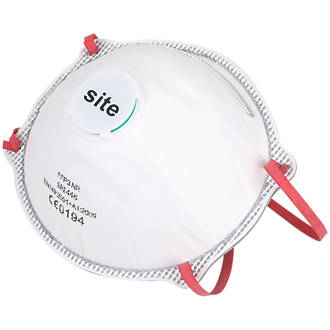 Image of Site Moulded Valved Mask P3 5 Pack 
