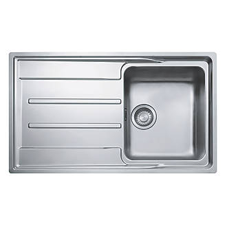 Image of Franke Aton 1 Bowl Stainless Steel Sink 864mm x 514mm 