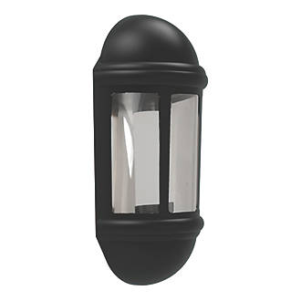 Image of 4lite Outdoor LED Outdoor Half Wall Lantern Black 8W 400lm 