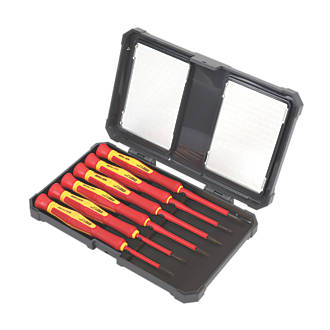 Image of Forge Steel Mixed VDE Precision Screwdriver Set 6 Pieces 