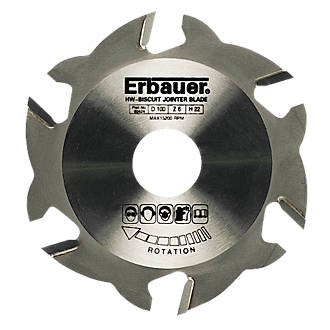Image of Erbauer 12-Tooth Biscuit Jointing Blade 100mm x 22mm 