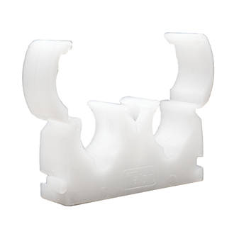 Image of Talon 22mm Double Hinged Clip White 50 Pack 