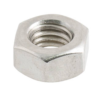 Image of Easyfix A2 Stainless Steel Hex Nuts M8 100 Pack 