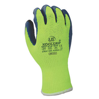 Image of UCI KoolGrip Thermal Latex Grip Gloves Yellow X Large 