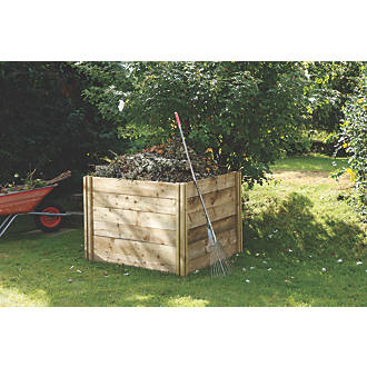 Image of Forest Slot-Down Compost Bin 1060mm x 1060mm x 820mm 