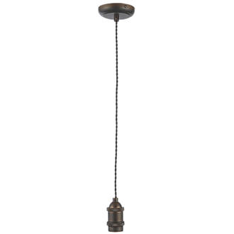 Image of Inlight Shade ES Ceiling Pendant Light Cable Set Bronze / Black 42W 