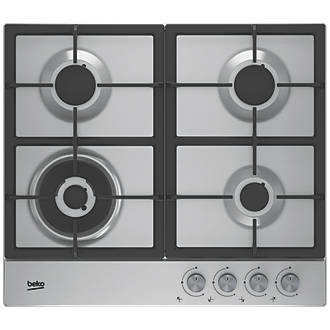 Image of Beko HQAW 64225 SX Gas Hob Stainless Steel 46 x 580mm 