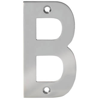 Image of Eclipse Door Letter B Polished Stainless Steel 100mm 