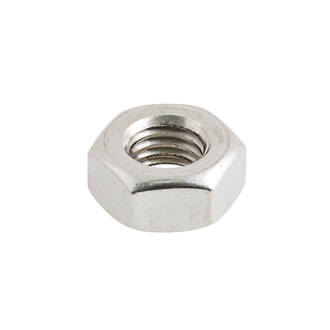 Image of Easyfix A2 Stainless Steel Hex Nuts M10 100 Pack 