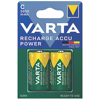 Image of Varta Ready2Use Rechargeable C Batteries 2 Pack 