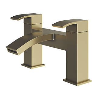Image of ETAL Kinlin Deck-Mounted Bath Filler Brushed Brass 