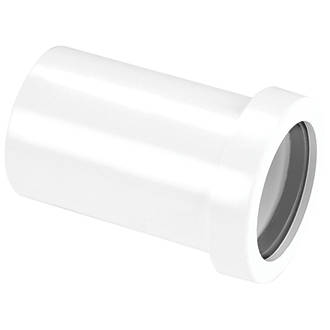 Image of McAlpine Multi-fit Straight Connector White 32mm x 32mm 