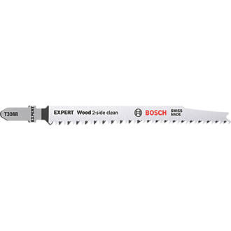 Image of Bosch Expert T 308 B Wood 2-Side Jigsaw Blades 117mm 3 Pack 