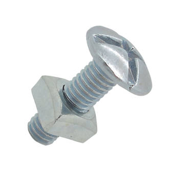 Image of Easyfix Bright Zinc-Plated Roofing Bolts M5 x 30mm 10 Pack 